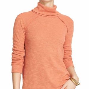 COPY - Free People- Cozy Orange Turtleneck Sweater. Sz L